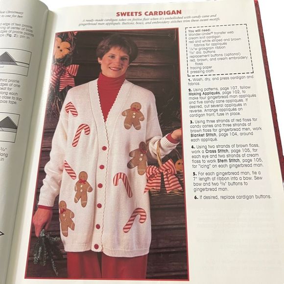 The Wonder-Under Book Of Christmas Creations Hardback Book Family Holiday Crafts - Picture 8 of 15